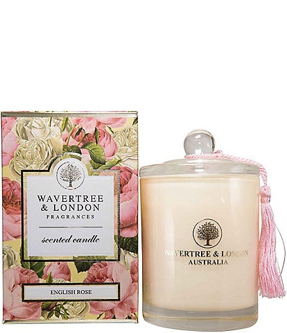 Wavertree & London English Rose Candle, 11.6-oz.