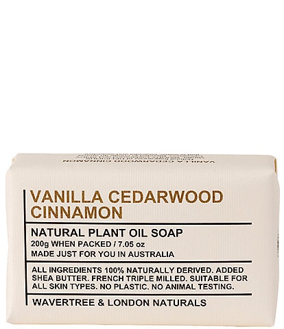 Wavertree & London Vanilla Cedarwood Cinnamon Soap Bar