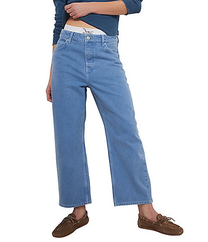 We The Free Free Deep Trance Dropped Barrel Fit Low Rise Jeans