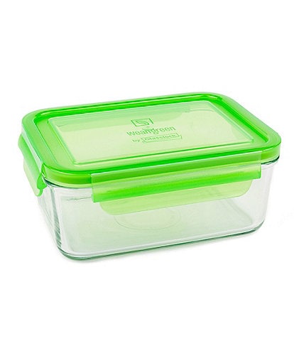Wean Green 36 oz Tempered Glass Meal Tub