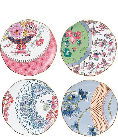 Wedgwood Butterfly Bloom Collection Plates, Set of 4