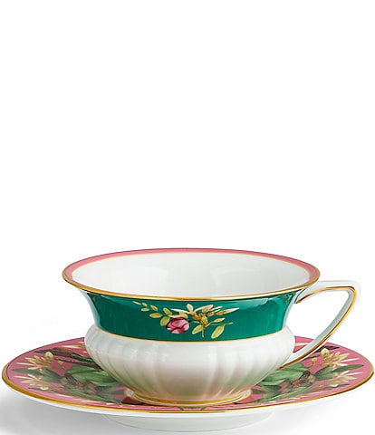 Wedgwood Wonderlust Collection Pink Lotus Teacup & Saucer