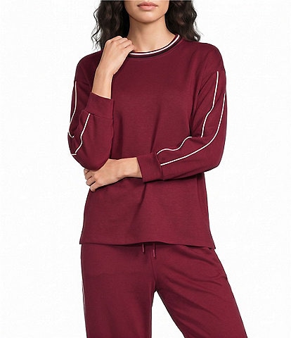 Westbound 3/4 Sleeve Crew Neck Knit Top