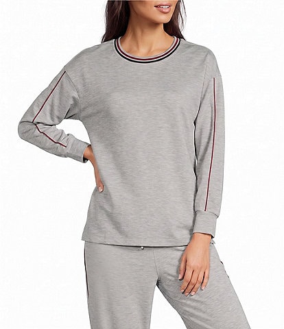 Westbound 3/4 Sleeve Crew Neck Knit Top