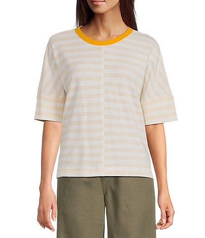 Westbound 3/4 Sleeve Crew Neck Top