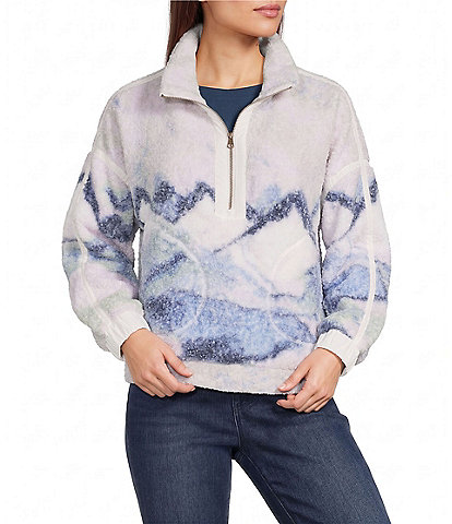 Westbound Artic Mountain Long Sleeve Sherpa Half Zip Jacket