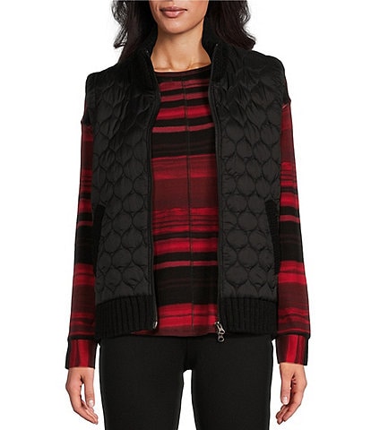 Westbound Dual Pocket Knit Contrast Vest