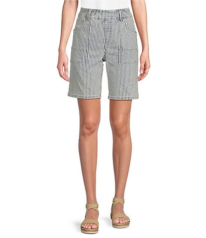 Westbound High Rise Bermuda Porkchop Pockets Shorts