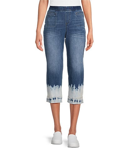 Westbound High Rise Flat Front Capri Pull-On Jeans