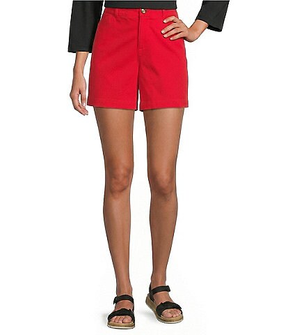 Westbound High Rise Flat Front Shorts