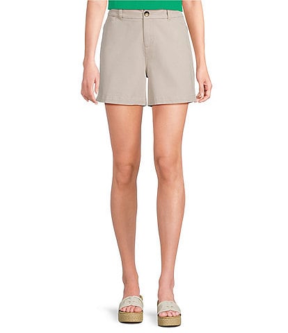 Westbound Perfect Outfit Picks High Rise Flat Front Shorts