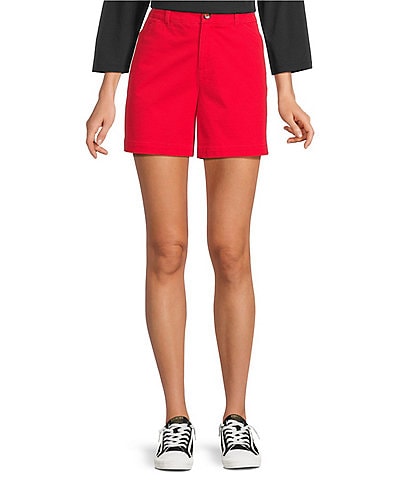 Westbound Perfect Outfit Picks High Rise Flat Front Shorts