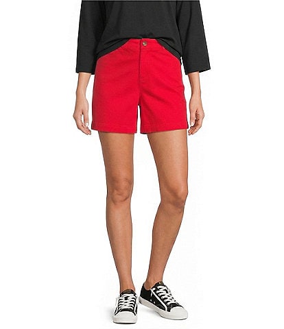 Westbound Perfect Outfit Picks High Rise Flat Front Shorts