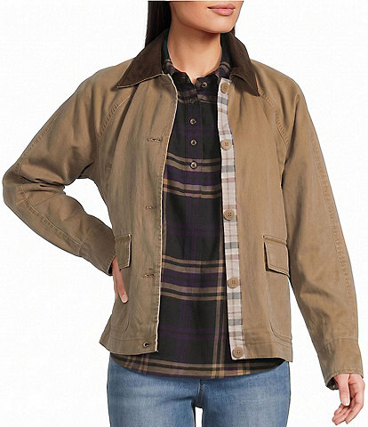Westbound Long Sleeve Button Front Barn Jacket