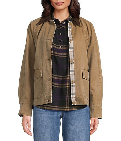 Westbound Long Sleeve Button Front Barn Jacket