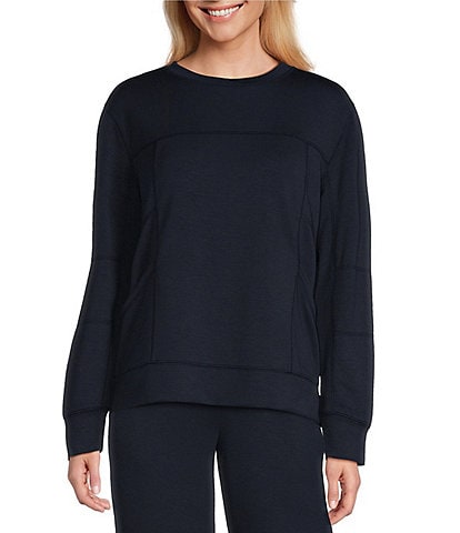 Westbound Long Sleeve Crew Neck Soft Touch Top