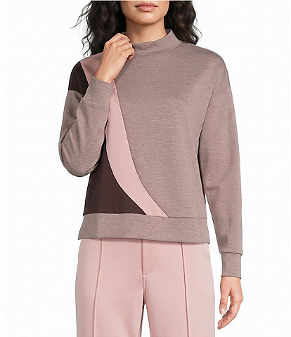 Westbound Long Sleeve Mock Neck Pullover