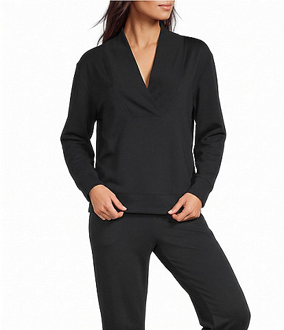 Westbound Long Sleeve V-Neck Soft Touch Coordinating Top