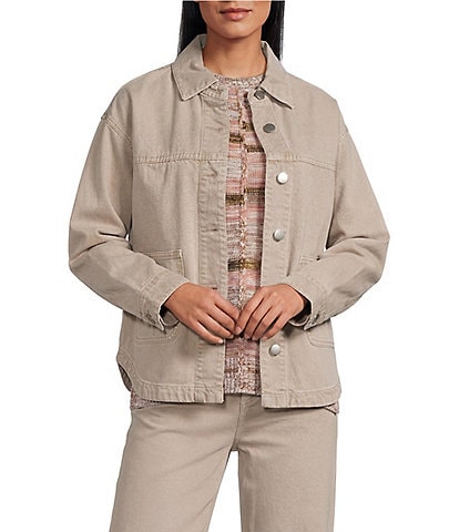 Westbound Long Sleeved Button Front Jacket
