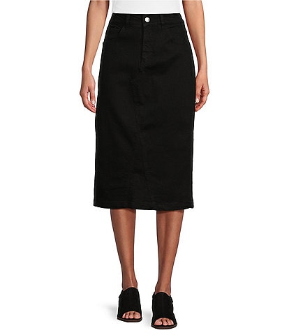 Westbound Mid Rise 5 Pocket Midi Skirt