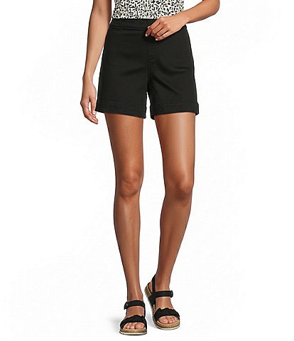 Westbound Petite Size High Rise Pull On Shorts