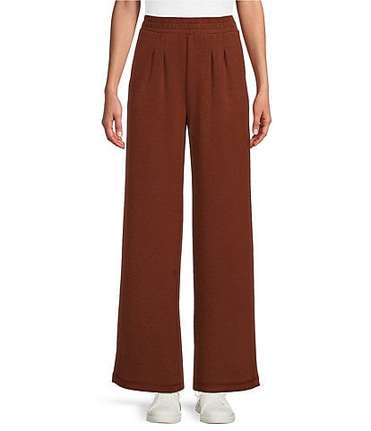 Westbound Petite Size Mid Rise Wide Leg Pull-On Pants