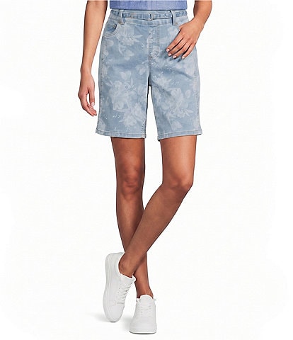 Westbound Petite Size Pull-On Bermuda Shorts