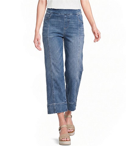 Westbound Petite Size Pull On High Rise Seam Pants