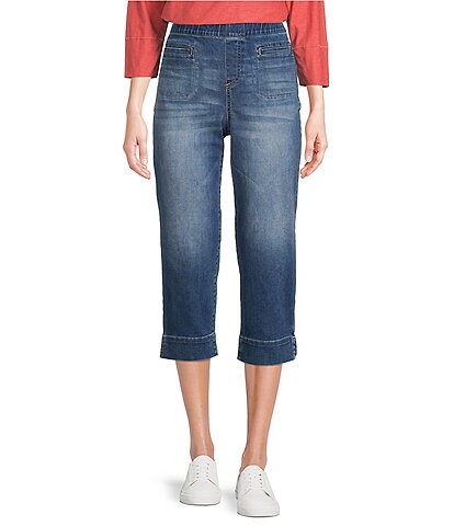 Westbound Petite Size the HIGH RISE fit High Rise Skinny Cropped Denim Pants