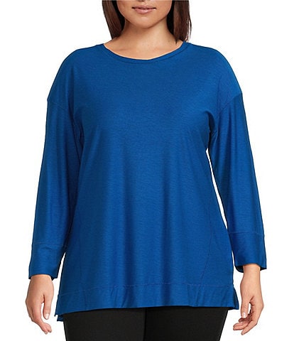 Blue Plus-Size Tops & Blouses | Dillard's