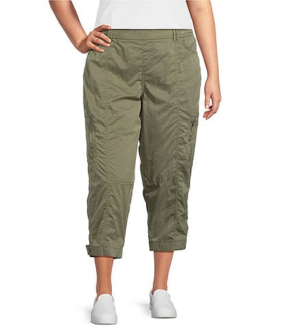 Westbound Plus Size Crop Utility Pants