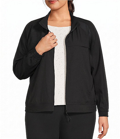Westbound Plus Size Long Sleeve Zip Up Jacket
