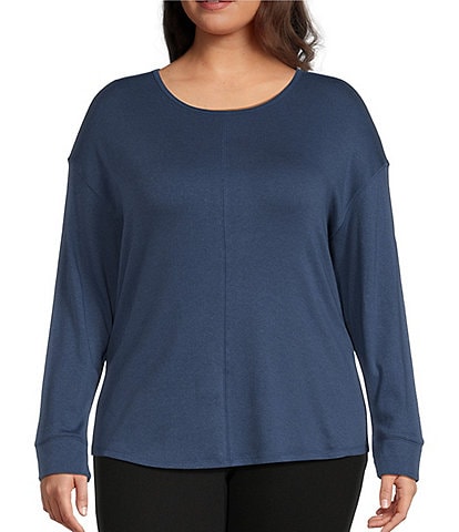 Blue Plus-Size Tops & Blouses | Dillard's