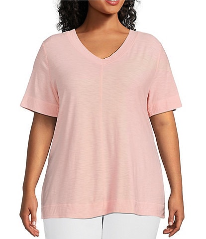 Pink Plus-Size Tops & Blouses | Dillard's