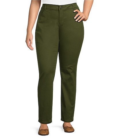 slim fit Women s Plus Size Pants Dillard s