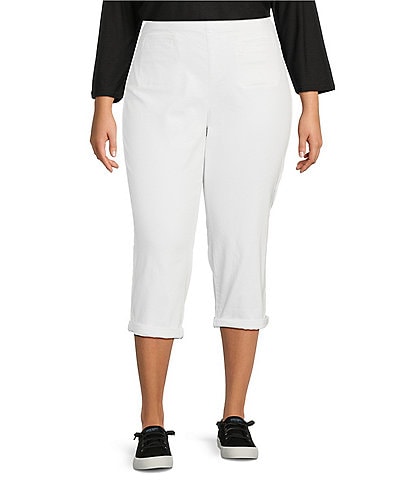 Westbound Plus Size the HIGH RISE fit Crop Pull-On Pants