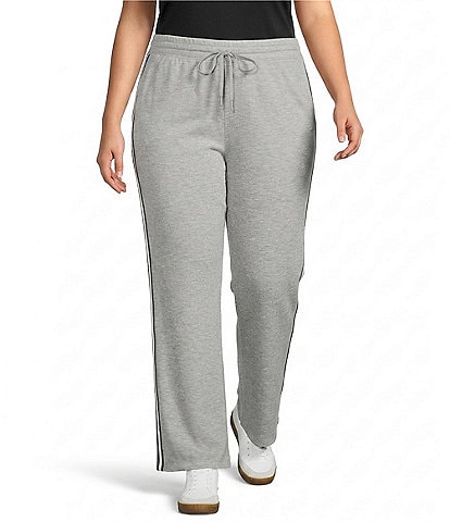 Westbound Plus Size Wide Leg Mid Rise Drawstring Pants