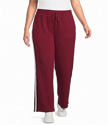 Westbound Plus Size Wide Leg Mid Rise Drawstring Pants