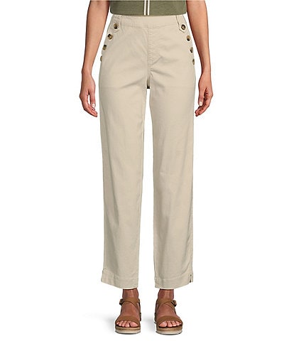 Westbound Pull-On Sailor Ankle Slim Straight Pants