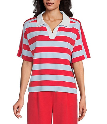 Westbound Short Sleeve collared Polo Top