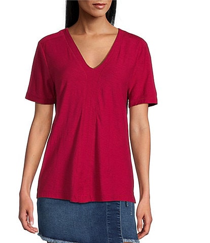 Westbound Short Sleeve V-Neck Top