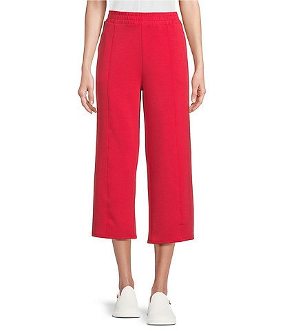 Westbound Soft Touch Mid-Rise Side Seam Pocket Pull-On Capri Pant