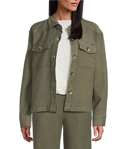 Westbound Terry Twill Point Collar Coordinating Jacket