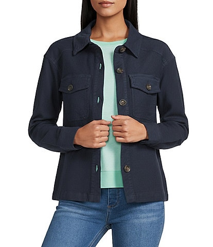 Westbound Terry Twill Point Collar Coordinating Jacket