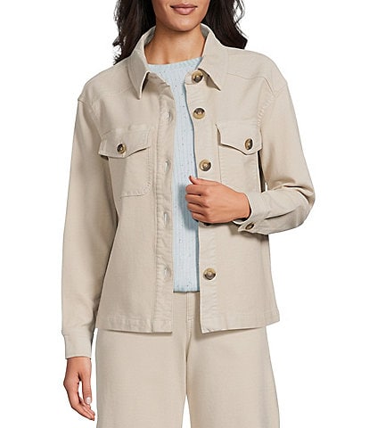 Westbound Terry Twill Point Collar Coordinating Jacket