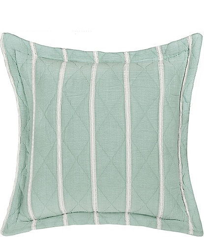 White Sand Playa 20#double; Quilted Square Decorative Pillow