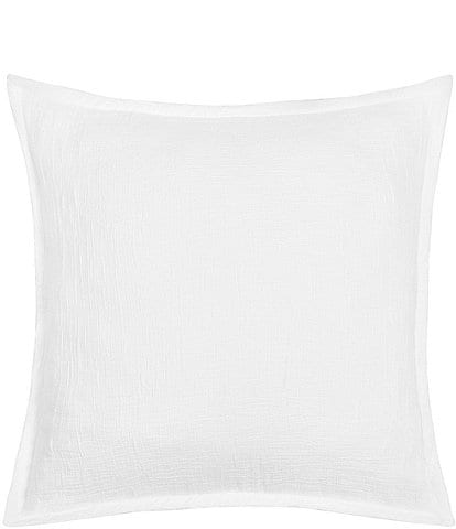 White Sand South Seas Airy-Tumbled Textured Square Decorative Pillow Cover