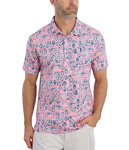 William Murray Zero Shucks Short Sleeve Polo Shirt