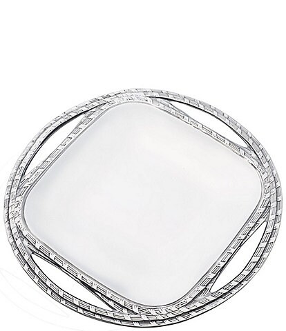 Wilton Armetale Sweetgrass Square Serving Tray