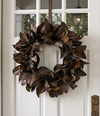 Winward Permanent Botanicals Magnolia Leaf 24#double; Wreath